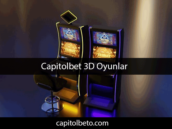 Capitolbet 3d oyunlar ile görsel açıdan muhteşem bir şölen sunmaktadır.