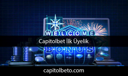 Capitolbet ilk üyelik bonusu veren canlı bahis ve casino sitesidir.