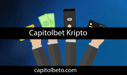 Capitolbet kripto ile para yatırma ve para çekme imkanı tanımaktadır.